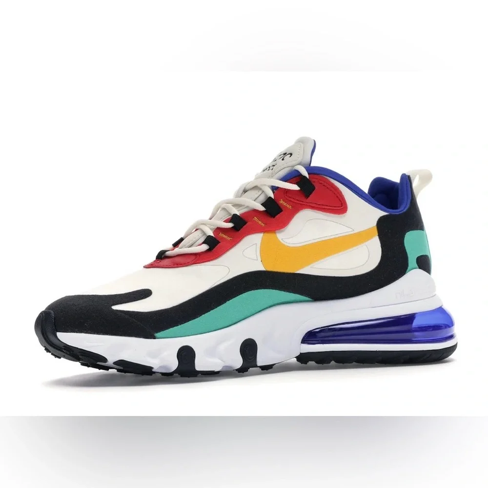 Nike Air Max 270 React Bauhaus, men’s size 10.5, preowned, very good condition